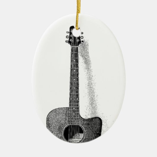 Guitar Keramisch Ornament (Voorkant)
