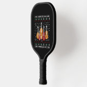 Guitar Kerstmis Pickleball Paddle (Links)