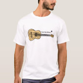 Guitar: Kies je brein T-shirt (Voorkant)