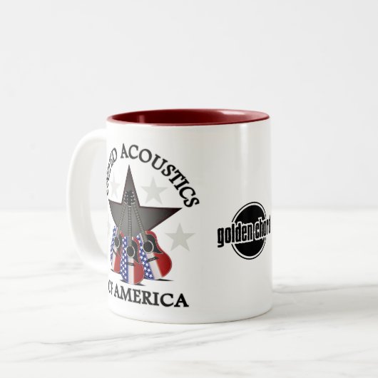 Guitar - Koffie-Mok Tweekleurige Koffiemok (Voorkant links)