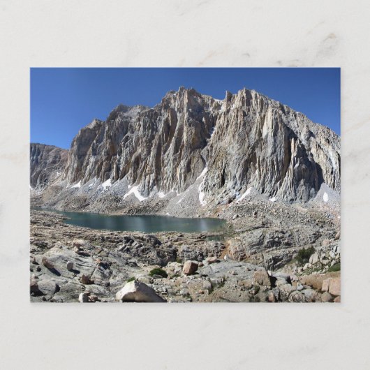 Guitar Lake en Mt Whitney - John Muir Trail Briefkaart (Voorkant)