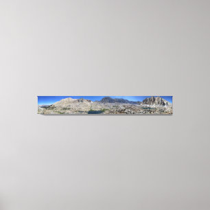 Guitar Lake en Mt Whitney - John Muir Trail Canvas Afdruk