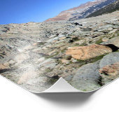 Guitar Lake en Mt Whitney - John Muir Trail Foto Afdruk (Hoek)