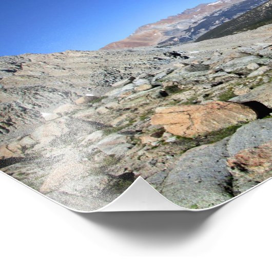 Guitar Lake en Mt Whitney - John Muir Trail Foto Afdruk (Hoek)