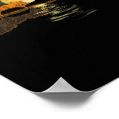 Guitar Lake Reflections Love Musician Poster (Hoek)