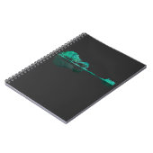 Guitar Lake Shadow Landscape Music Love Guitarist Notitieboek (Linkerzijde)