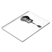 Guitar Lake Shadow Love Guitar Gift Music Lovers Notitieboek (Linkerzijde)