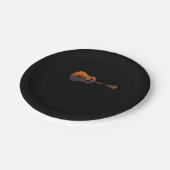 Guitar Lake Shadow Love Guitar Gift Music Lovers Papieren Bordje (Gekanteld)