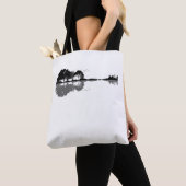 Guitar Lake Shadow Love Guitar Gift Music Lovers Tote Bag (Dichtbij)