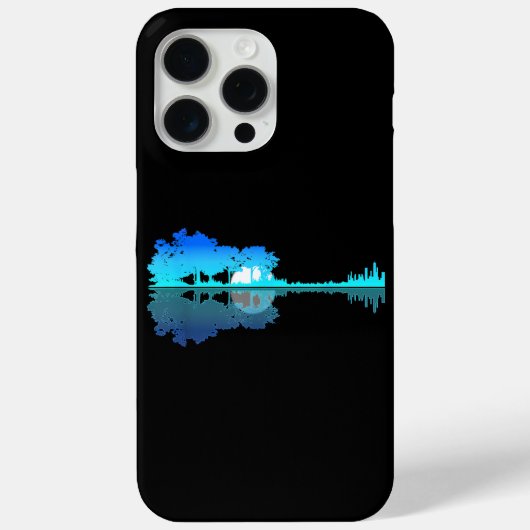 Guitar Lake Shadow Love Guitar Musician Case-Mate iPhone Case (Achterkant)