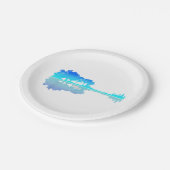 Guitar Lake Shadow Love Guitar Musician Papieren Bordje (Gekanteld)