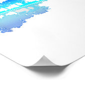 Guitar Lake Shadow Love Guitar Musician Poster (Hoek)