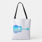Guitar Lake Shadow Love Guitar Musician Tote Bag (Achterkant)