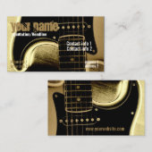 Guitar Latte Visitekaartje (Voorkant / Achterkant)