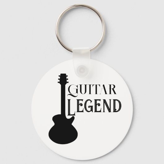 Guitar Legend Guitar in Sunset Pick Sleutelhanger (Voorkant)