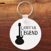 Guitar Legend Guitar in Sunset Pick Sleutelhanger (Voorkant)