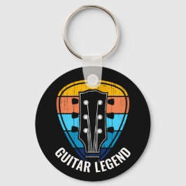 Guitar Legend Guitar in  Sunset Pick Sleutelhanger