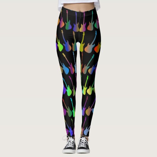 Guitar Legion Splash of Colors Leggings (Voorkant)