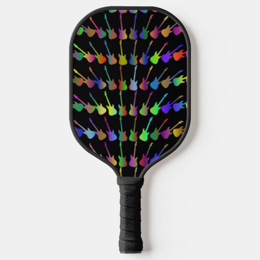 Guitar Legion Splash of Colors Pickleball Paddle (Voorkant)