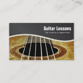 Guitar 🎸 Lessen en Muziekinstructeurs Visitekaartje (Voorkant)