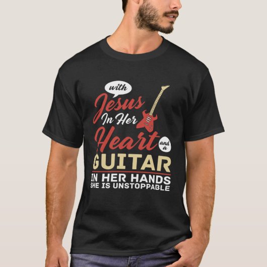 Guitar Lesson Guitarist Beginner Music Instrument  T-shirt (Voorkant)