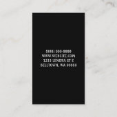 Guitar Lesson, Muziek, Instructor Visitekaartjes (Achterkant)