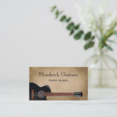 Guitar Lessons Guitar Sales Visitekaartje (Staand voorkant)