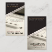 GUITAR LIGHT Vertical Visitekaartje (Voorkant / Achterkant)