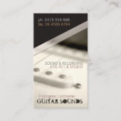 GUITAR LIGHT Vertical Visitekaartje (Voorkant)