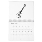 Guitar Line Drawing Kalender (Feb 2026)