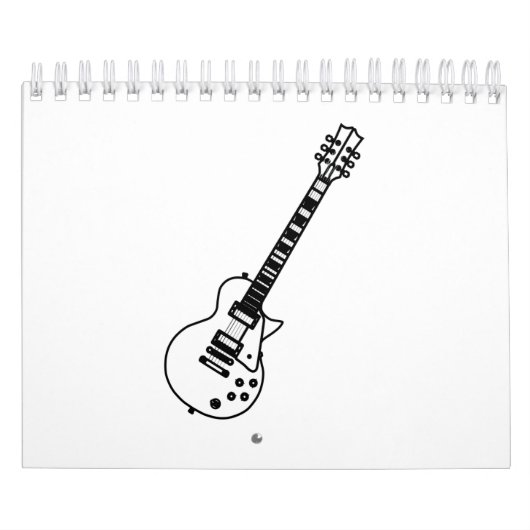 Guitar Line Drawing Kalender (Hoes)
