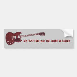 Guitar Love Bumpersticker
