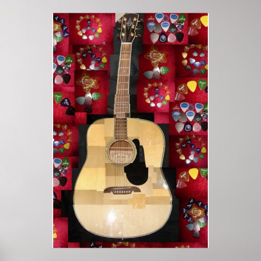 Guitar Love Poster (Voorkant)