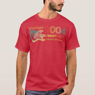 Guitar Lover 18 jaar oude Gifts 2004 Limite T-shirt