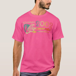 Guitar Lover 20 jaar oude Gifts 2002 Limite T-shirt