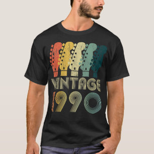 Guitar Lover 32 jaar oude Gifts  Limite 1990 T-shirt