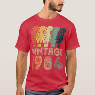 Guitar Lover 38 jaar oude Gifts  Limite 1984 T-shirt