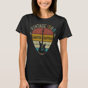 Guitar Lover 57 jaar oude Gift, 1966 57th T-shirt