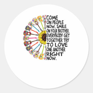 Guitar Lover Akoestische tuinbouillon Guitar Gif Ronde Sticker