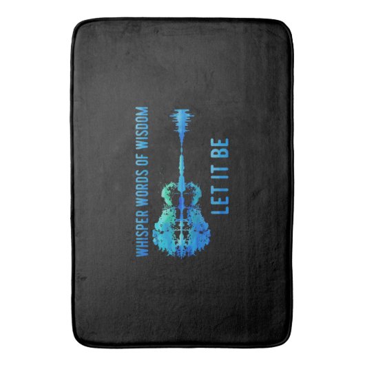 Guitar Lover Badmat (Voorkant Verticaal)