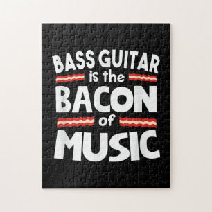 Guitar Lover   Bass Guitar is een bacon of Music F Legpuzzel