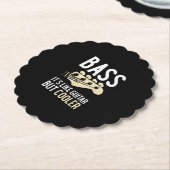 Guitar Lover | Bass It's like Guitar but Cooler Kartonnen Onderzetters (Gekanteld)