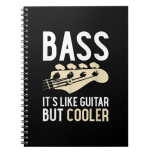 Guitar Lover   Bass It's like Guitar but Cooler Notitieboek