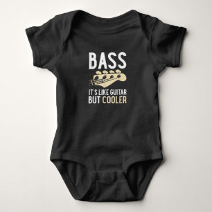 Guitar Lover Bass It's like Guitar but Cooler Romper