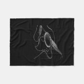 Guitar Lover | gitarist Musicus Fleece Deken (Voorkant (Horizontaal))
