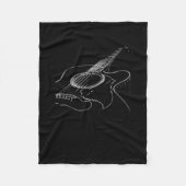 Guitar Lover | gitarist Musicus Fleece Deken (Voorkant)