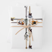 Guitar Lover | Guitar Cross Gift Inpakpapier Vel (In situ)