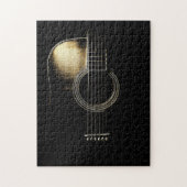 Guitar Lover | Guitar Trunk is zwart Legpuzzel (Verticaal)