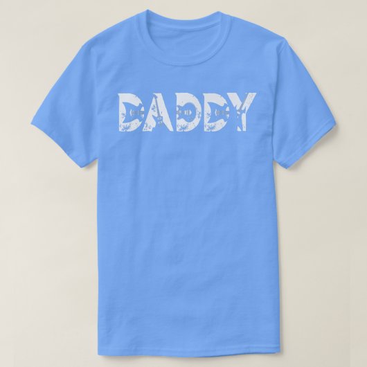 Guitar Lover Guitarist Daddy Funny Music Fathers D T-shirt (Design voorkant)
