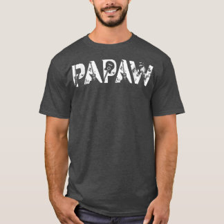 Guitar Lover Guitarist Papaw Funny Music Fathers D T-shirt